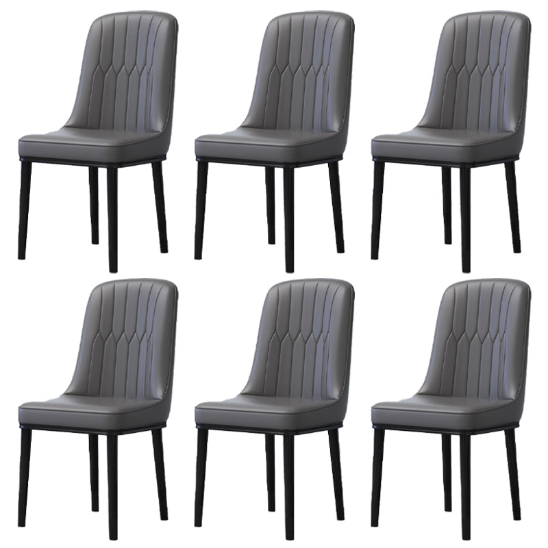 Accueil Chaise latéral scandinave Metal Solid Back Roard Roard Room