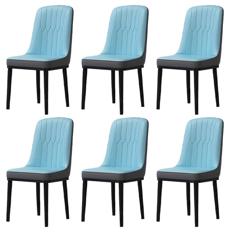 Accueil Chaise latéral scandinave Metal Solid Back Roard Roard Room