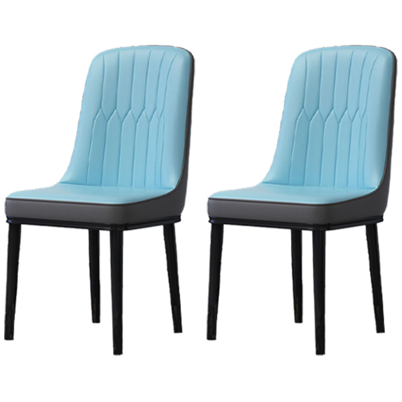 Accueil Chaise latéral scandinave Metal Solid Back Roard Roard Room