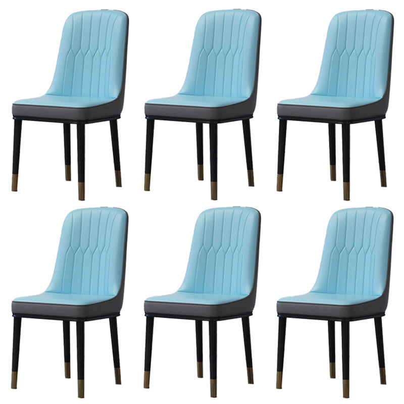 Accueil Chaise latéral scandinave Metal Solid Back Roard Roard Room