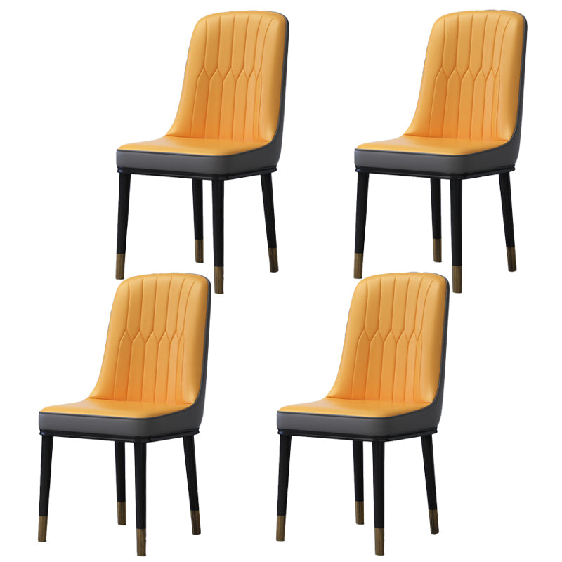 Accueil Chaise latéral scandinave Metal Solid Back Roard Roard Room