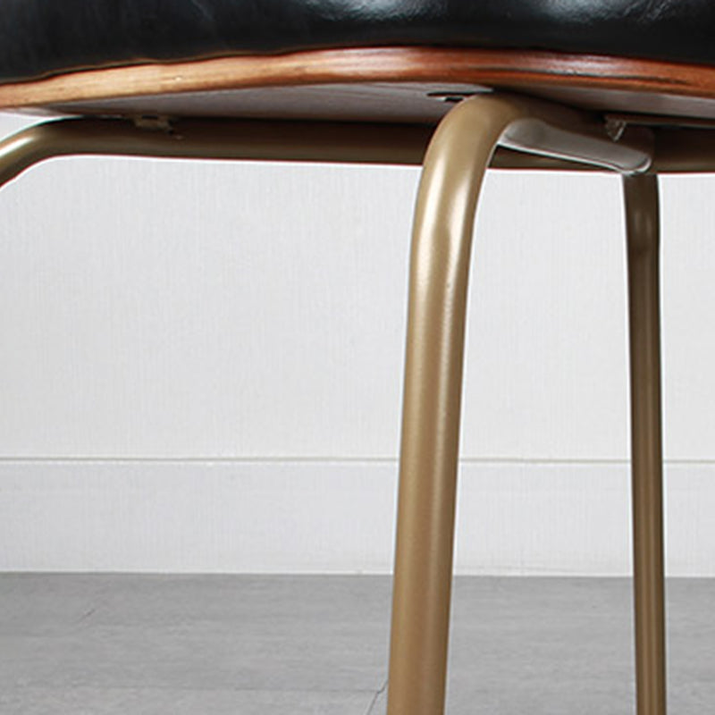 Les chaises de salle à manger sans bras tapissées par style industriel ouvrent les chaises latérales de salle à manger arrière