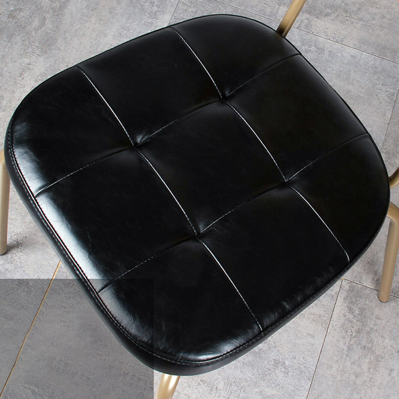 Les chaises de salle à manger sans bras tapissées par style industriel ouvrent les chaises latérales de salle à manger arrière