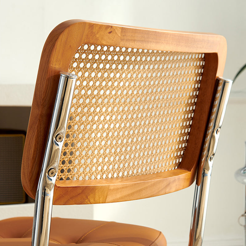 Chaises latérales rembourrées de Style industriel, chaises de salle à manger à dossier ouvert pour la maison