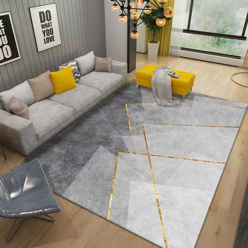 Hedendaags patchwork Tapijt Luxe polyester Area Rug vlekbestendig gebied Tapijt voor woonkamer