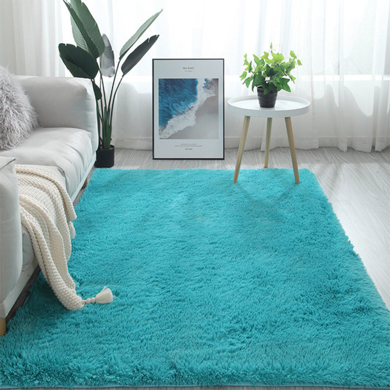 Tapis moderne de moquette de tapis en polyester tapis de support non glipt