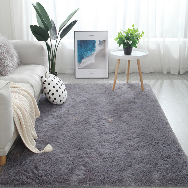 Tapis moderne de moquette de tapis en polyester tapis de support non glipt