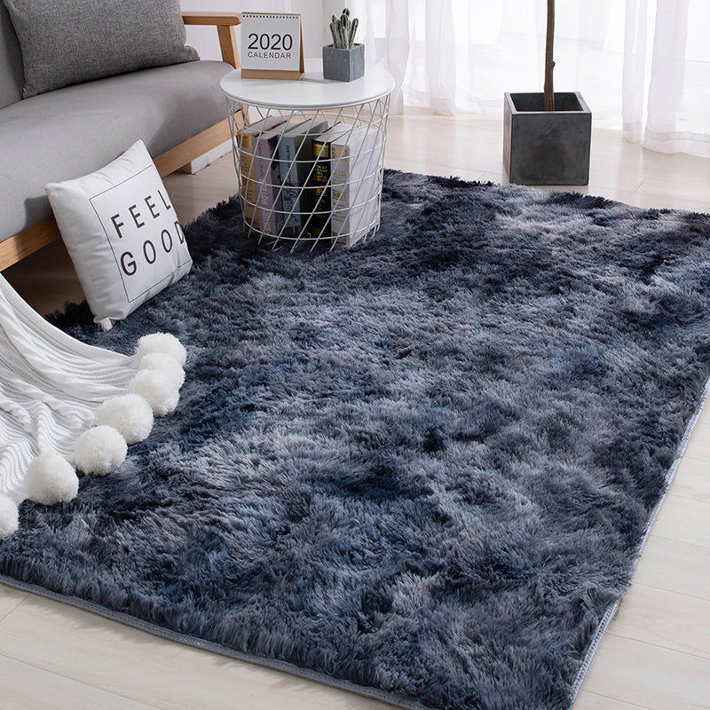 Tapis moderne de moquette de tapis en polyester tapis de support non glipt