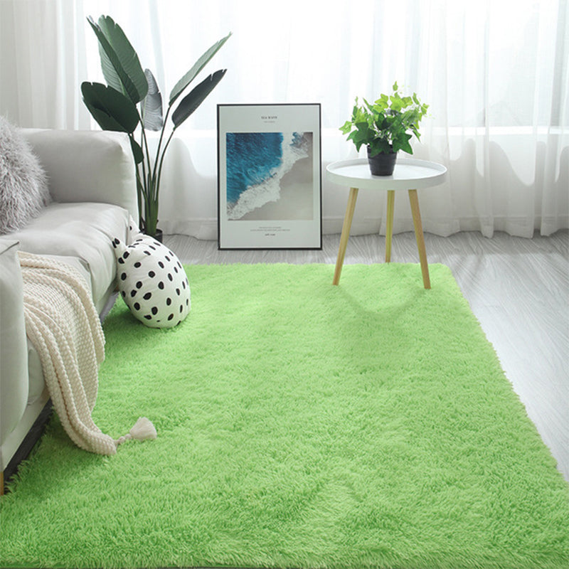 Tapis moderne de moquette de tapis en polyester tapis de support non glipt