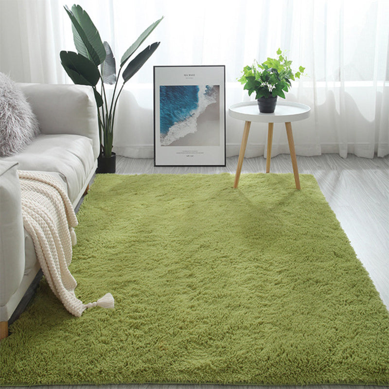 Tapis moderne de moquette de tapis en polyester tapis de support non glipt