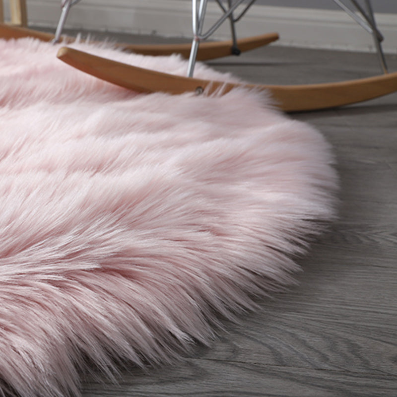 Tapis en peluche moderne blanc, couleur unie, en Polyester, résistant aux taches, pour la décoration de la maison