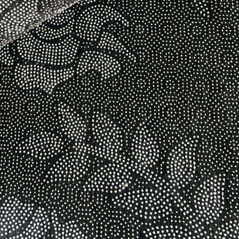 Black Modern Area Rug Polyester Graphic Rug Washable Indoor Rug for Living Room