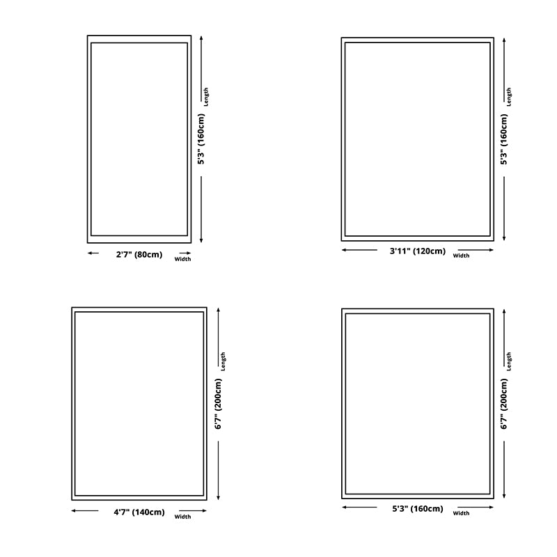 Black Modern Area Rug Polyester Graphic Rug Washable Indoor Rug for Living Room