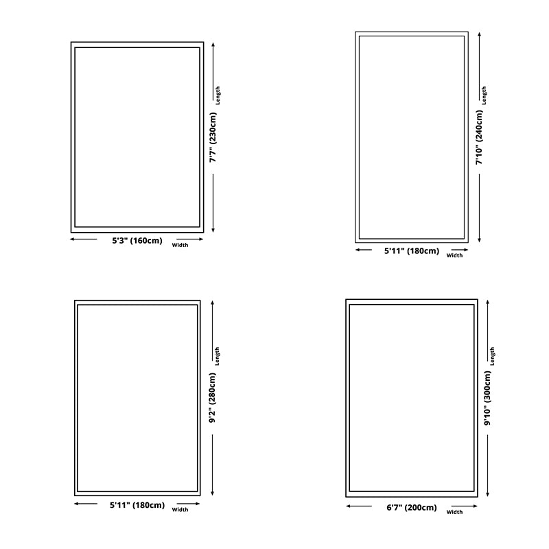 Black Modern Area Rug Polyester Graphic Rug Washable Indoor Rug for Living Room