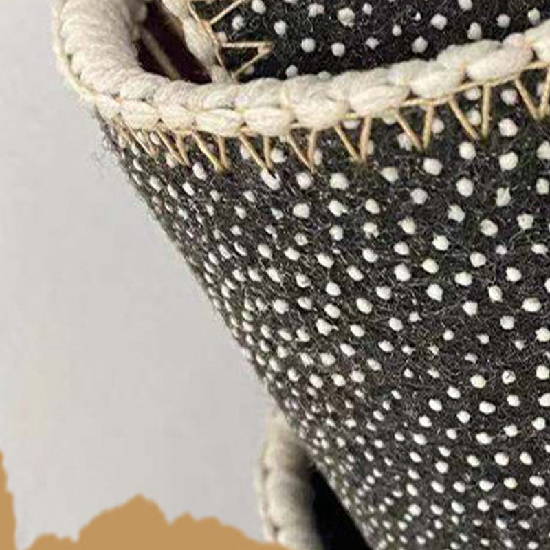 Gray Modenr Rug Polyester Striped Indoor Rug Non-Slip Backing Rug for Living Room