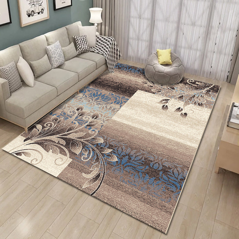 Hedendaags gebied Teken Samenvatting Patroon Funky Rug Polyester Niet-slip tapijt voor woonkamer