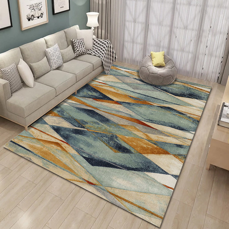 Hedendaags gebied Teken Samenvatting Patroon Funky Rug Polyester Niet-slip tapijt voor woonkamer
