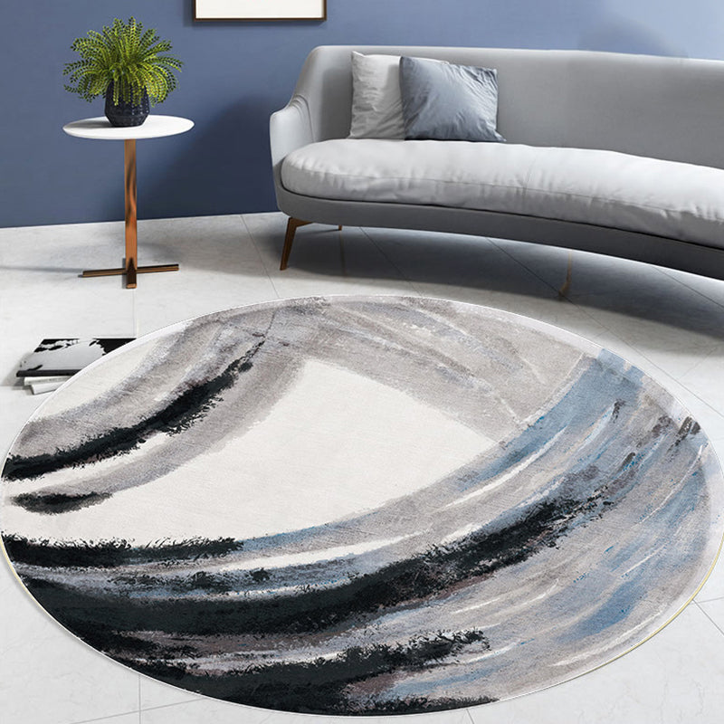 Tapis rond moderne