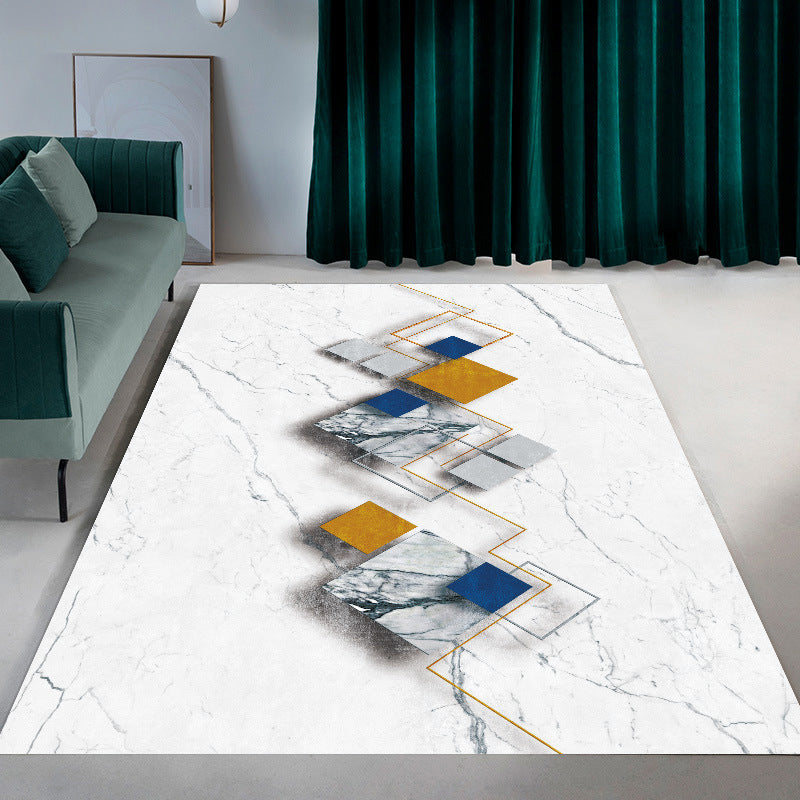 Gouden Circle Rug Polyester Modern Indoor Tapijt Non-slip achterste tapijt voor woningdecoratie