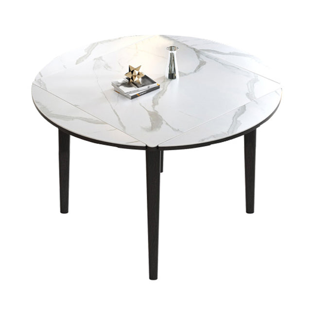Contemporary Style 46'' Dining Table Stone Round Dining Room Collection for Indoor