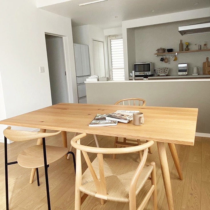 Zeitgenössischer Stil Kiefern Esstisch 4 Bein