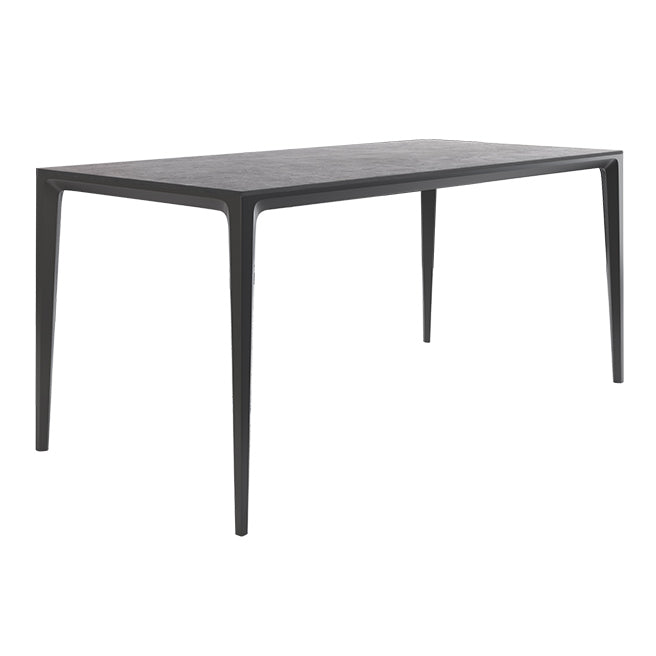 Minimalist Rectangle Shape Dining Table Standard Sintered Stone Top Dining Table for Kitchen