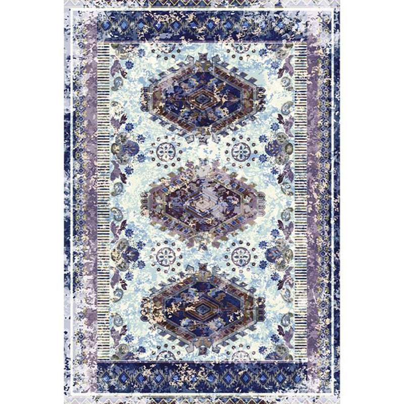 Médalon marocain Médalon Tapis Polyester Area Tapis résistant Tacon Rison intérieur pour le salon