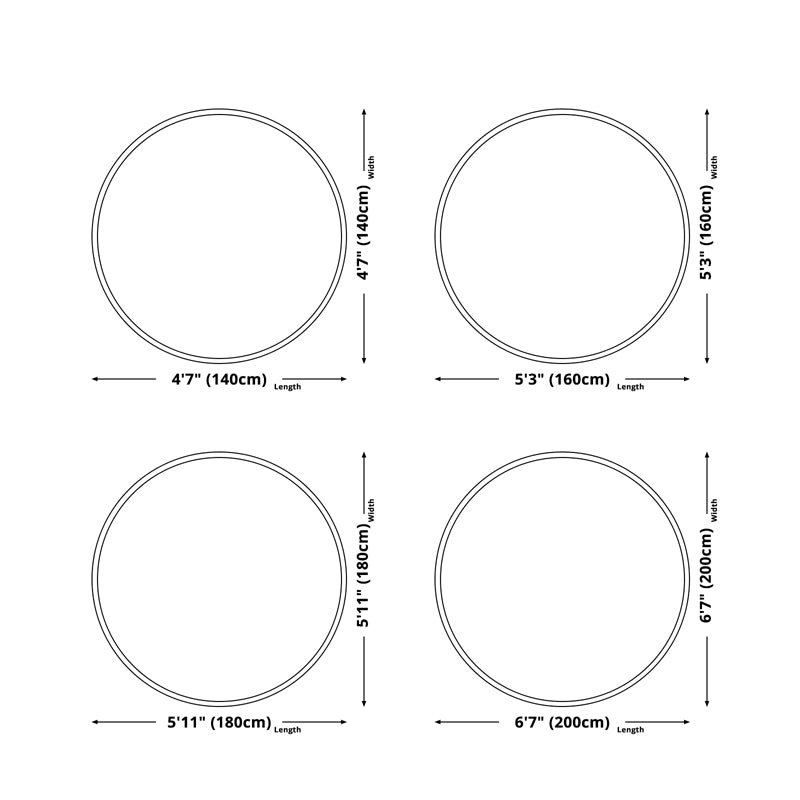 Wit Modern Rug Blending Geometrisch Tapijt Non-Slip Backing Rug voor de woonkamer