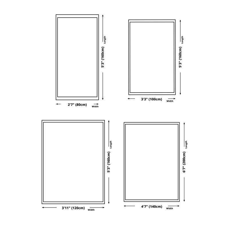 Tapis moderne noir Poyester Waves Rapis intérieur Rapis lavable pour la décoration de la maison