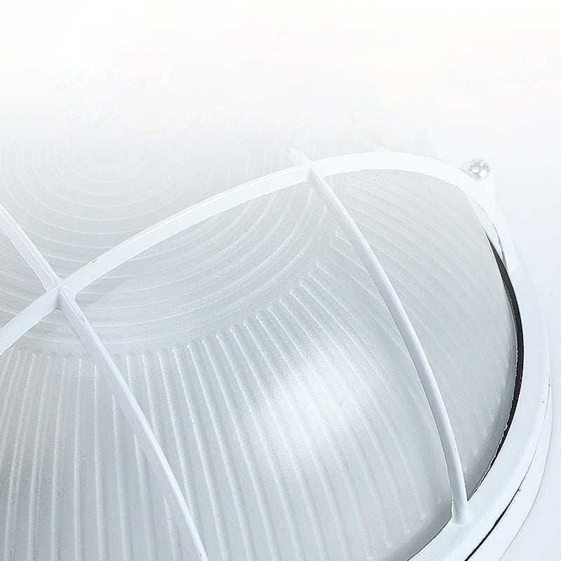 Simplicity Balcony Ceiling Light Waterproof Rustproof 1 Light Flush Mount Light for Outdoor