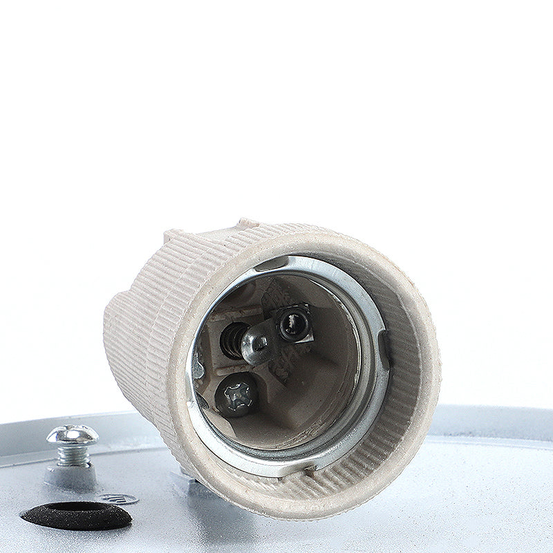 Simplicity Lámpara de techo para balcón, resistente al agua, a prueba de herrumbre, 1 luz de montaje empotrado para exteriores