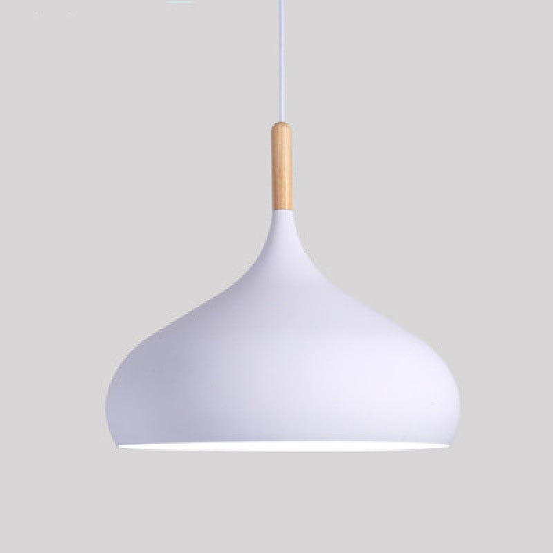 Macaron Pendant Lamp Fixture Nordic Style Single Light Living Room Ceiling Hanging Light