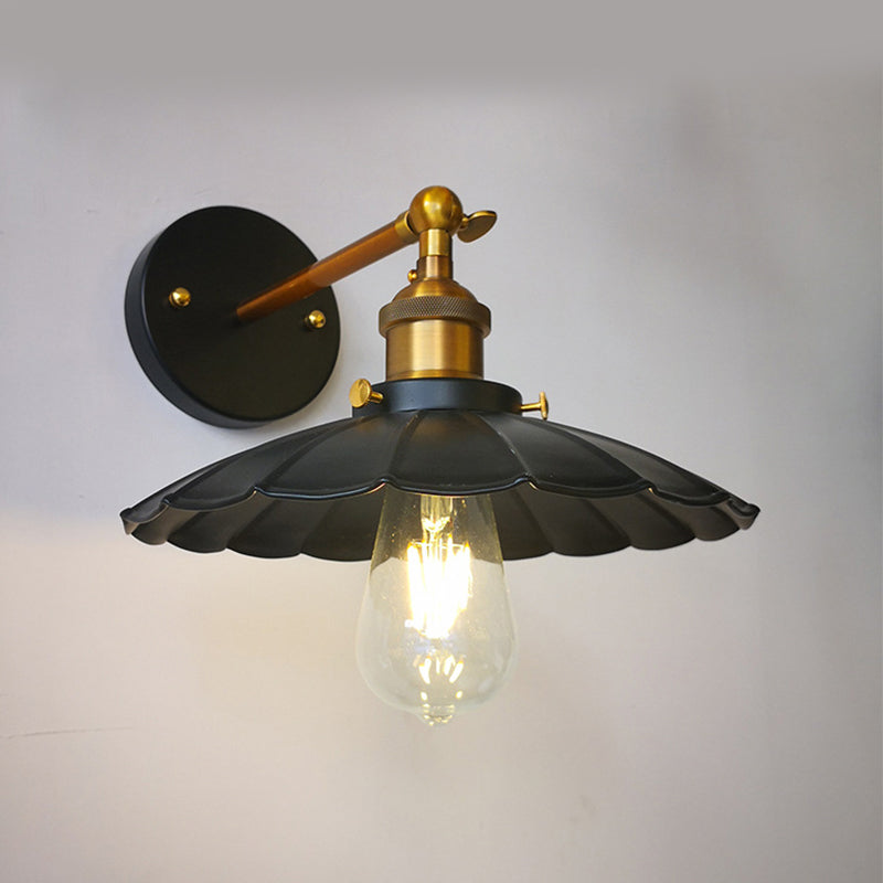 Stile industriale Monte a parete Luce vintage soggiorno Sallo Sconcetto Apparecchio di illuminazione con applique