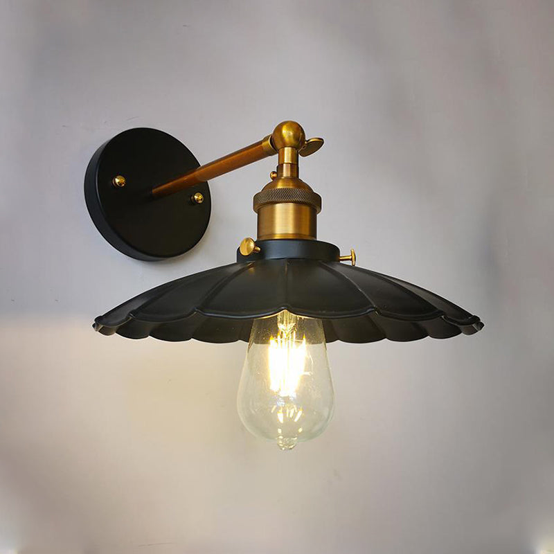 Stile industriale Monte a parete Luce vintage soggiorno Sallo Sconcetto Apparecchio di illuminazione con applique