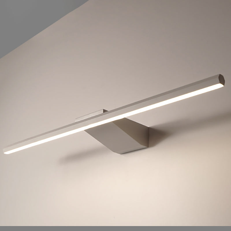 Long Strip Wall Mounted Light Fixture Modern Style LED Vanity Lights for Bathroom