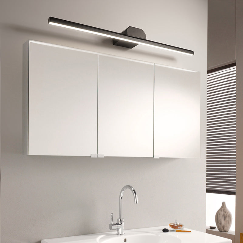 Long Strip Wall Mounted Light Fixture Modern Style LED Vanity Lights for Bathroom