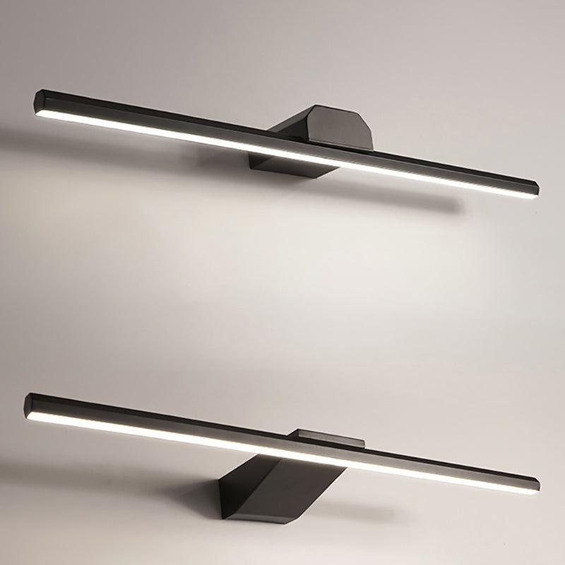 Long Strip Wall Mounted Light Fixture Modern Style LED Vanity Lights for Bathroom