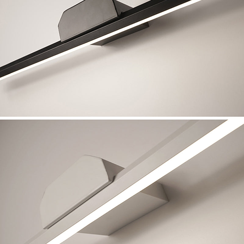 Long Strip Wall Mounted Light Fixture Modern Style LED Vanity Lights for Bathroom