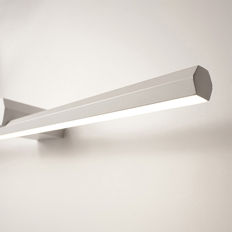 Long Strip Wall Mounted Light Fixture Modern Style LED Vanity Lights for Bathroom