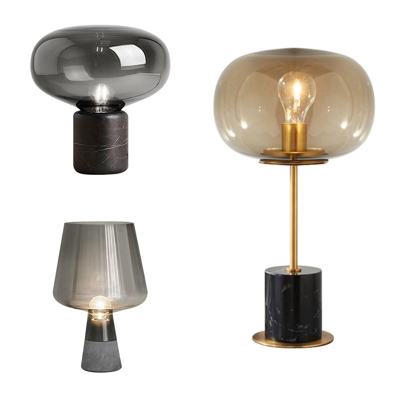 Moderner Tischleuchte Schatten Nachttisch Lampe für Schlafzimmer