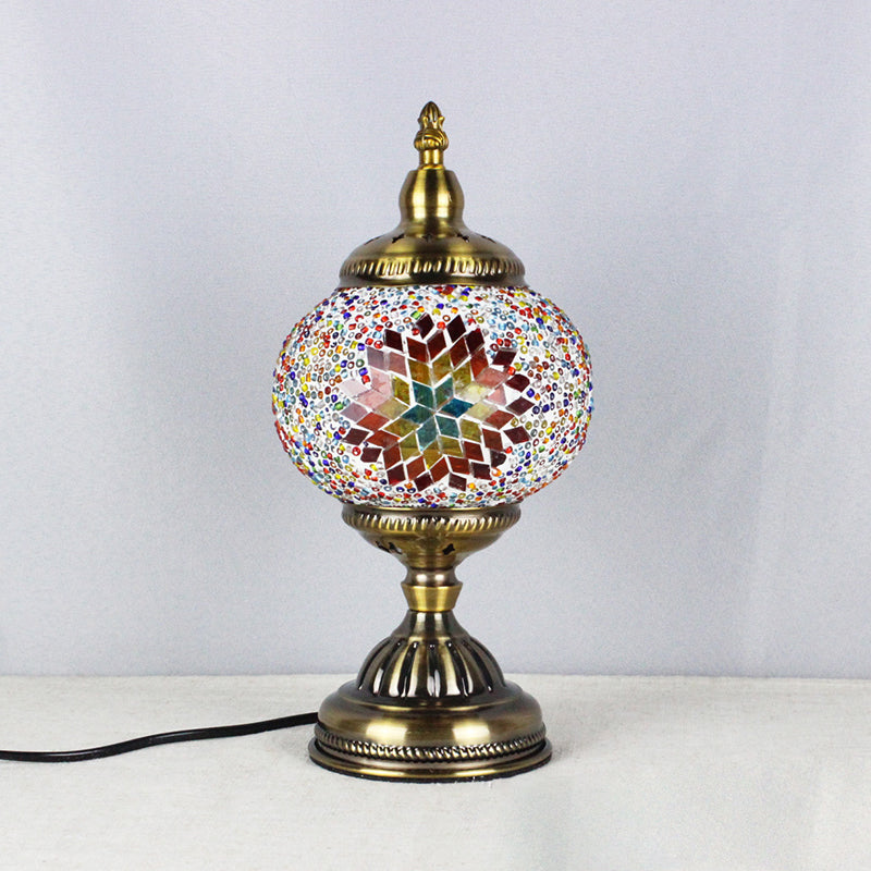 Fun a sud -est asiatico a mosaico turco scrivania leggera lampada da tavolo da tavolo da tavolo