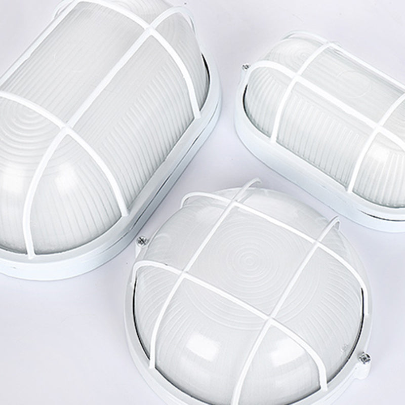 Plafonnier étanche à 1 lumière, style moderne et simple, pour balcon