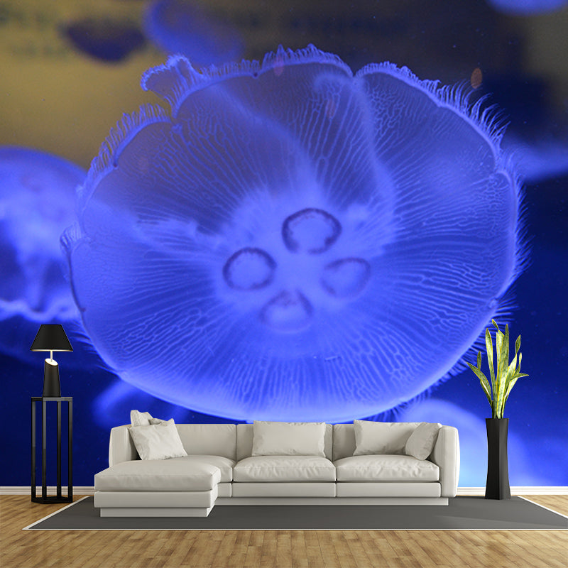 Sea Creatures Wall Mural Personalized Minimalist Wall Covering for Living Room