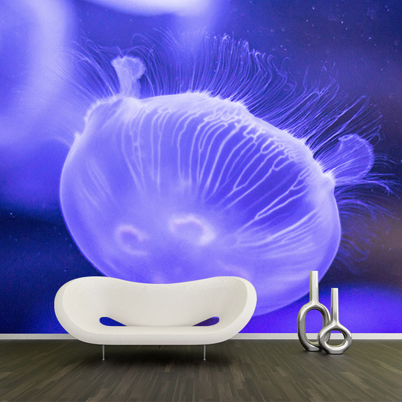 Sea Creatures Wall Mural Personalized Minimalist Wall Covering for Living Room