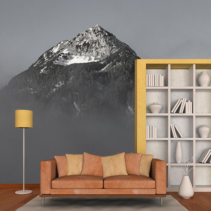 Mountain Scenery Full Size Wall Covering for Living Room, Customized Size Available