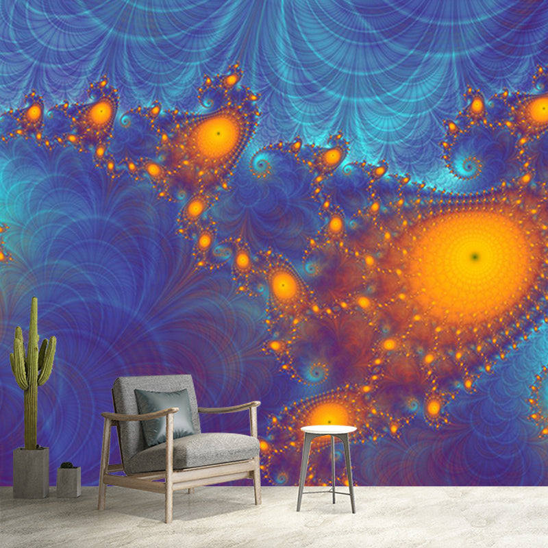Swirl Abstraction Minimalist Wall Covering for Living Room, Customized Size Available