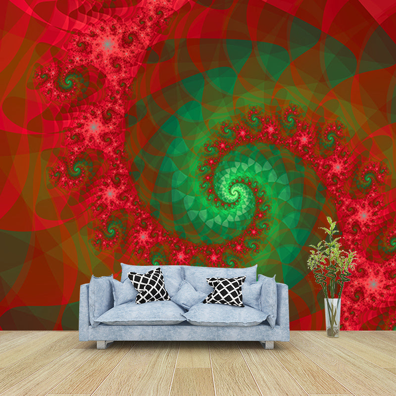 Swirl Abstraction Minimalist Wall Covering for Living Room, Customized Size Available