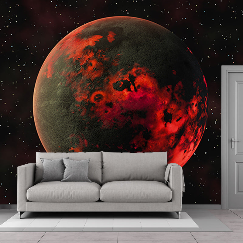 Modern Cosmic Galaxy Minimalist Wall Covering for Living Room, Customized Size Available