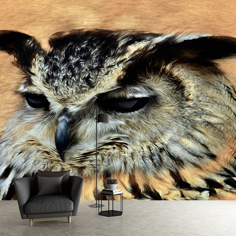 Animal Illustration Mural Wall Covering Eco-friendly Wallpaper for Bedroom