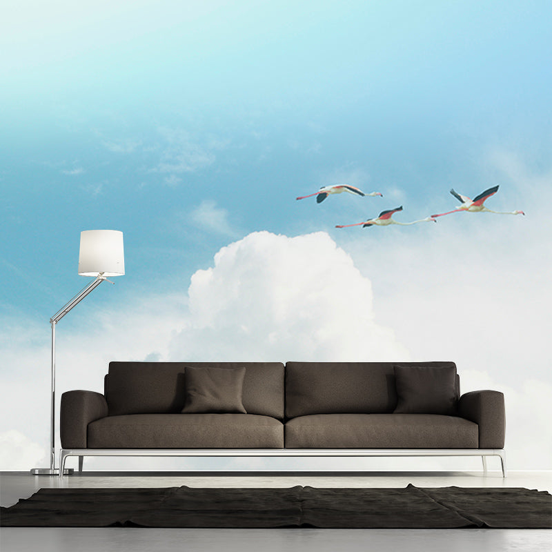 Home Decor Clear Sky Mural Decal Customized Contemporary Wall Covering